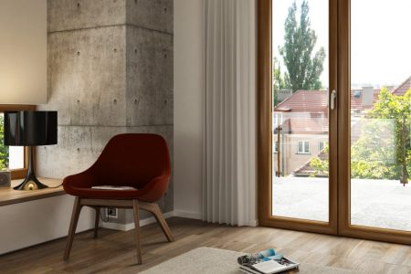 Porta finestra a risparmio energetico Oknoplast