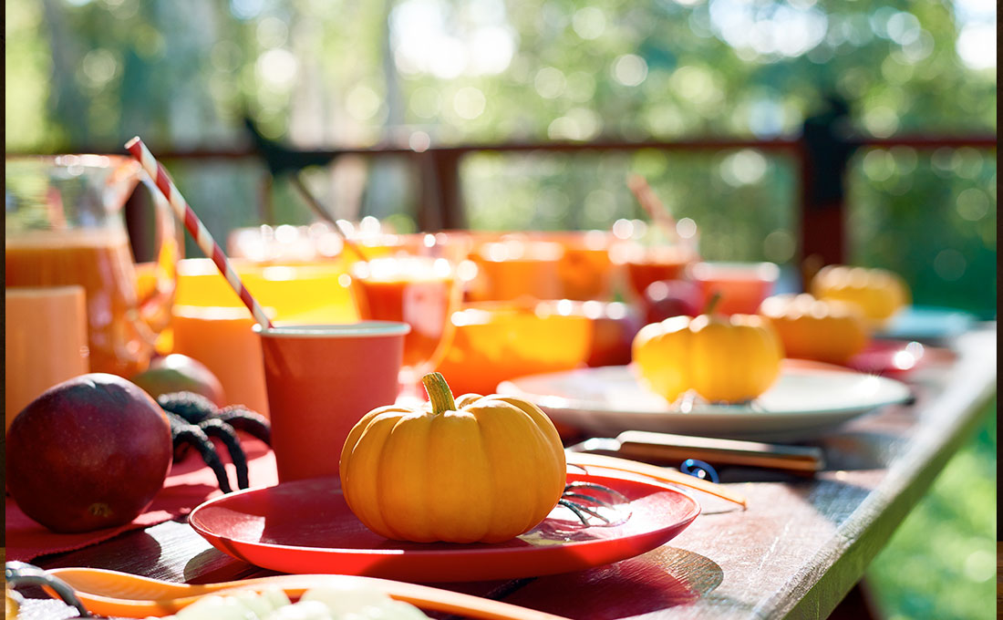 Decorare la tavola per Halloween