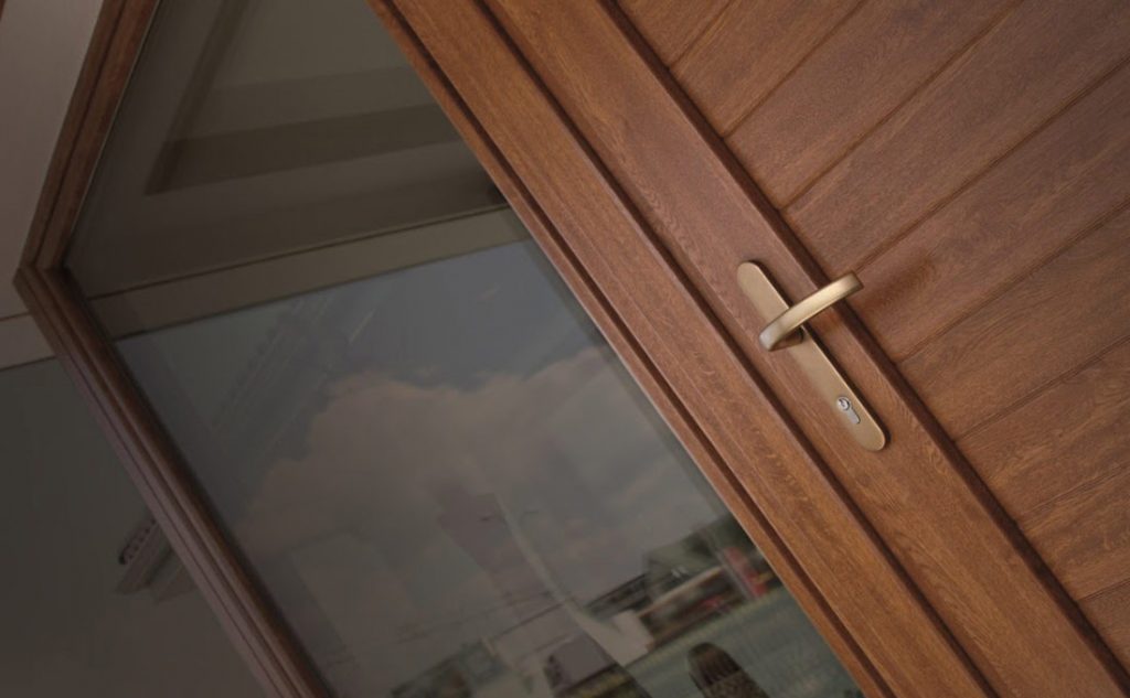 porte d'ingresso in pvc con vetro Oknoplast per la tua casa