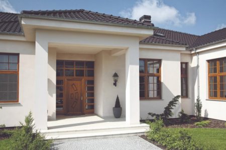 scegliere porte d'ingresso in pvc con vetro Oknoplast