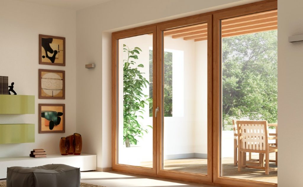 finestra in pvc effetto legno chiaro - Winergetic Premium Oknoplast