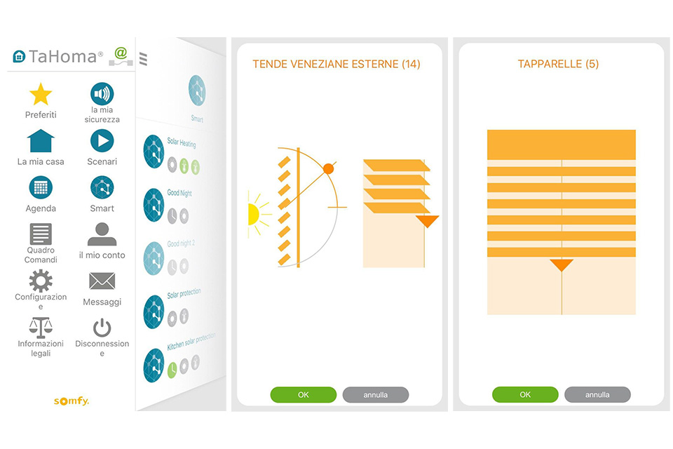 Rendere la casa intelligente grazie a Tahoma di Somfy e Oknoplast