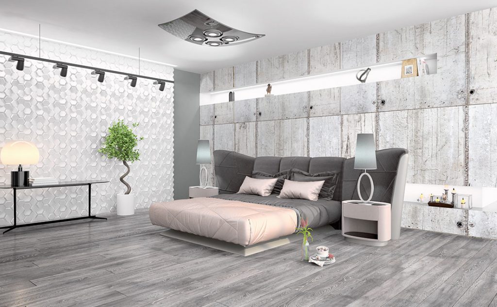 Camera Da Letto Parquet Grigio 1024x633