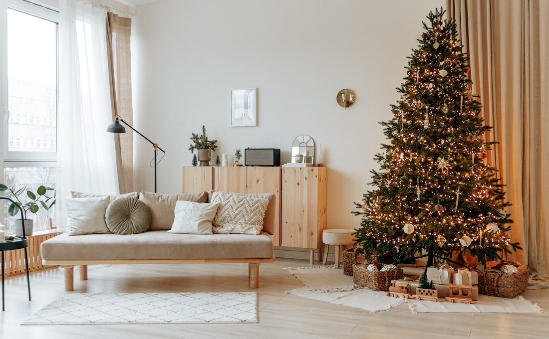 Tendenze Natale 2022 arredo effetto boreale