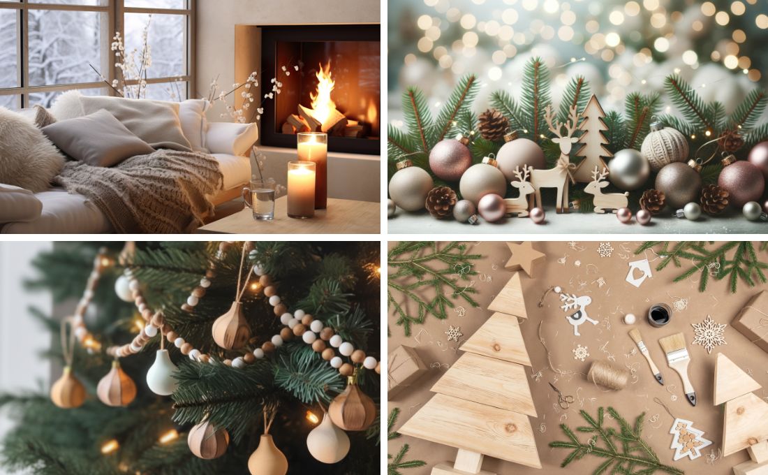 Decori minimal per il Natale