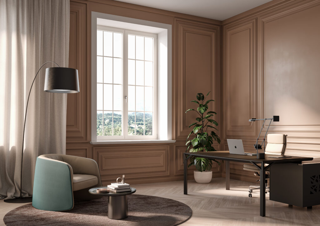 Infissi Oknoplast con inglesine: luminosità naturale e design minimale per ambienti accoglienti e moderni, ma con un tocco retrò