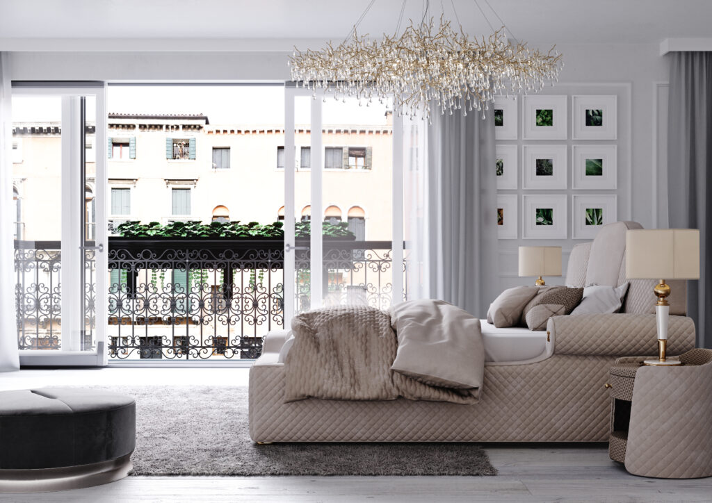 Infissi Oknoplast con profili interni di colore bianco