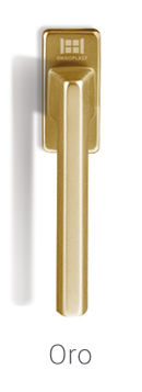 maniglia squadrata oro oknoplast