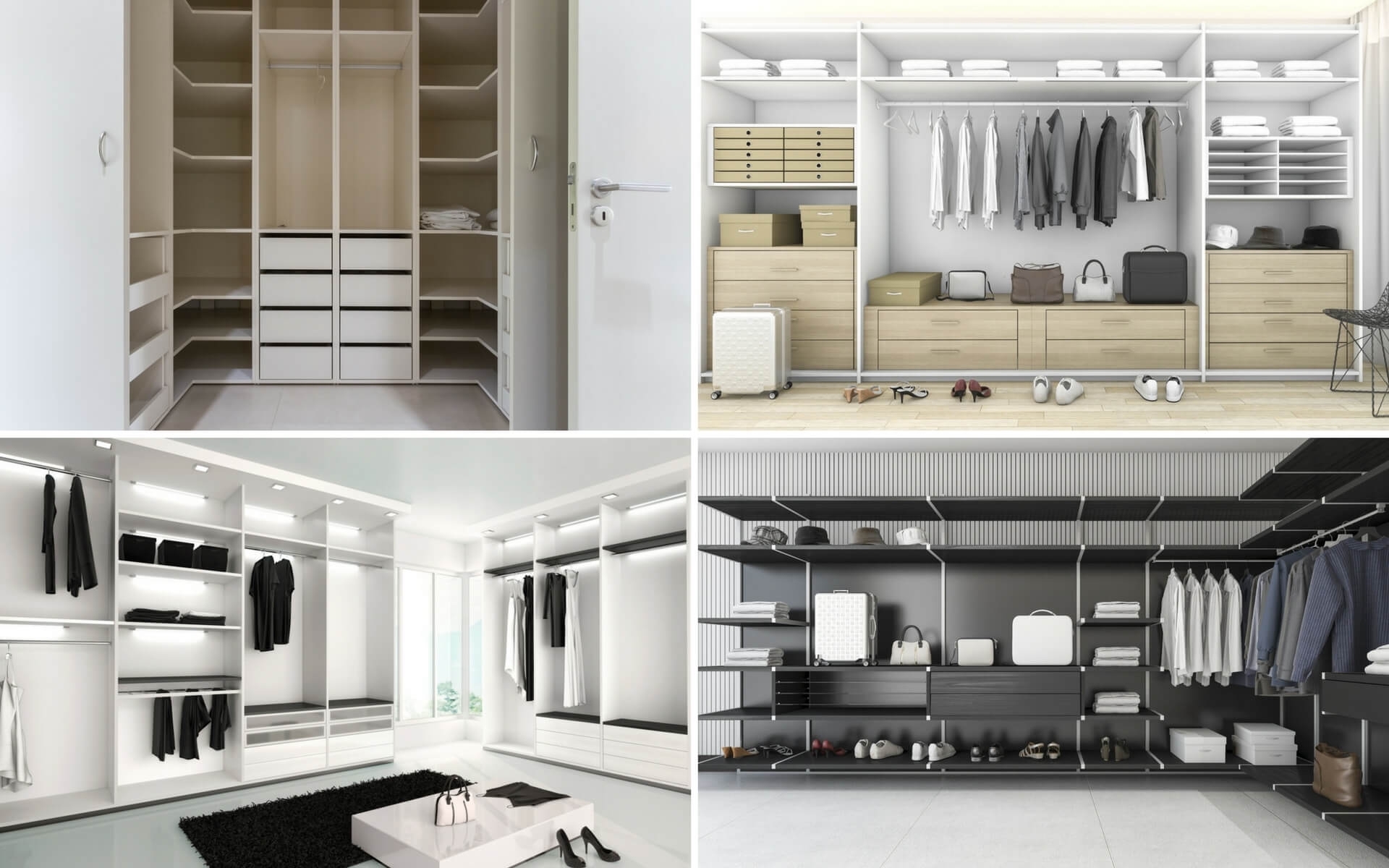 Come ricavare e organizzare una cabina armadio - Oknoplast