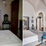Camera da letto in palazzo storico ristrutturata prima e dopo