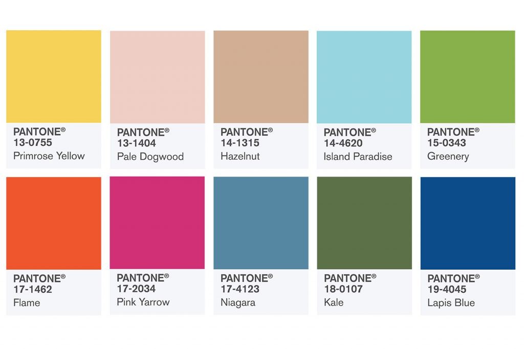 I colori pantone