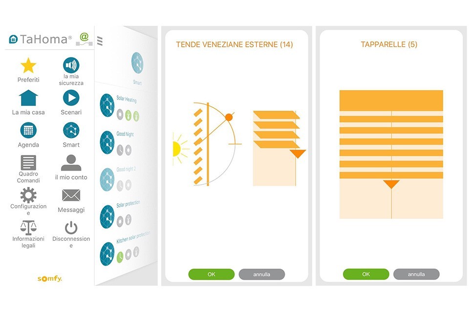 Rendere la casa intelligente grazie a Tahoma di Somfy e Oknoplast