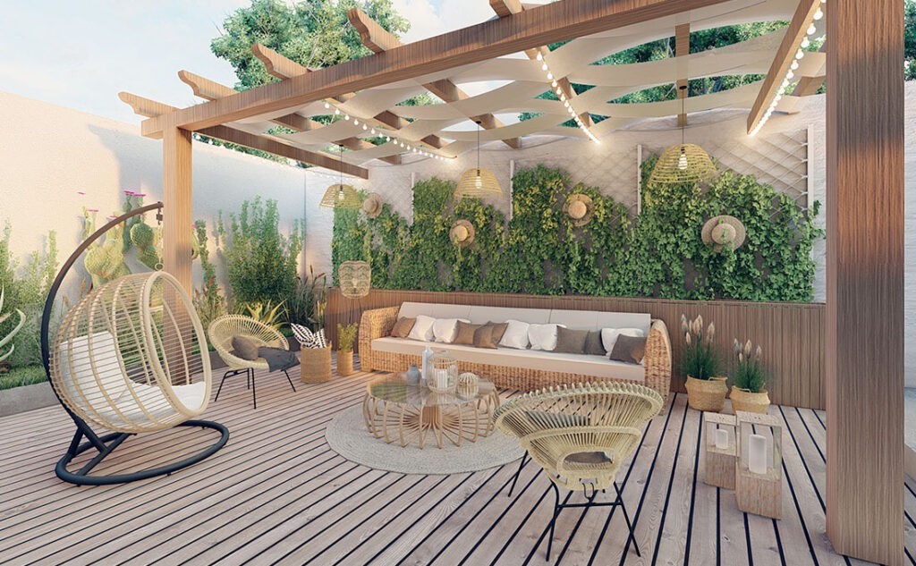 idee e consigli su come arredare una terrazza in estate