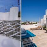 Terrazza centro storico Ostuni prima e dopo ristrutturazione con Oknoplast