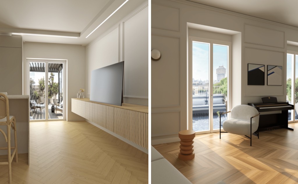 idee abbinamento finestre alluminio in casa