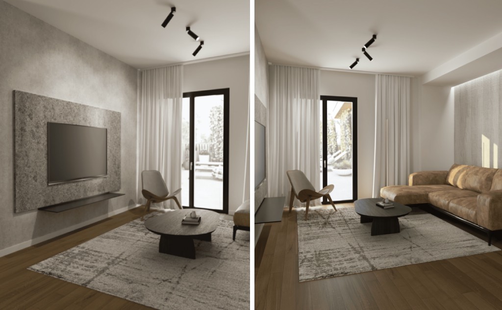 idee abbinamento finestre alluminio in casa