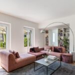 villa a Cernobbio ristrutturata con infissi Oknoplast dettaglio zona salotto