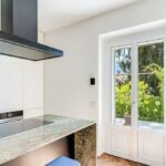 villa a Cernobbio ristrutturata con infissi Oknoplast zona cucina