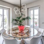 zona living attico Vigevano ristrutturato con infissi Oknoplast