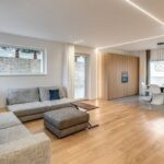 Zona living con accesso al giardino