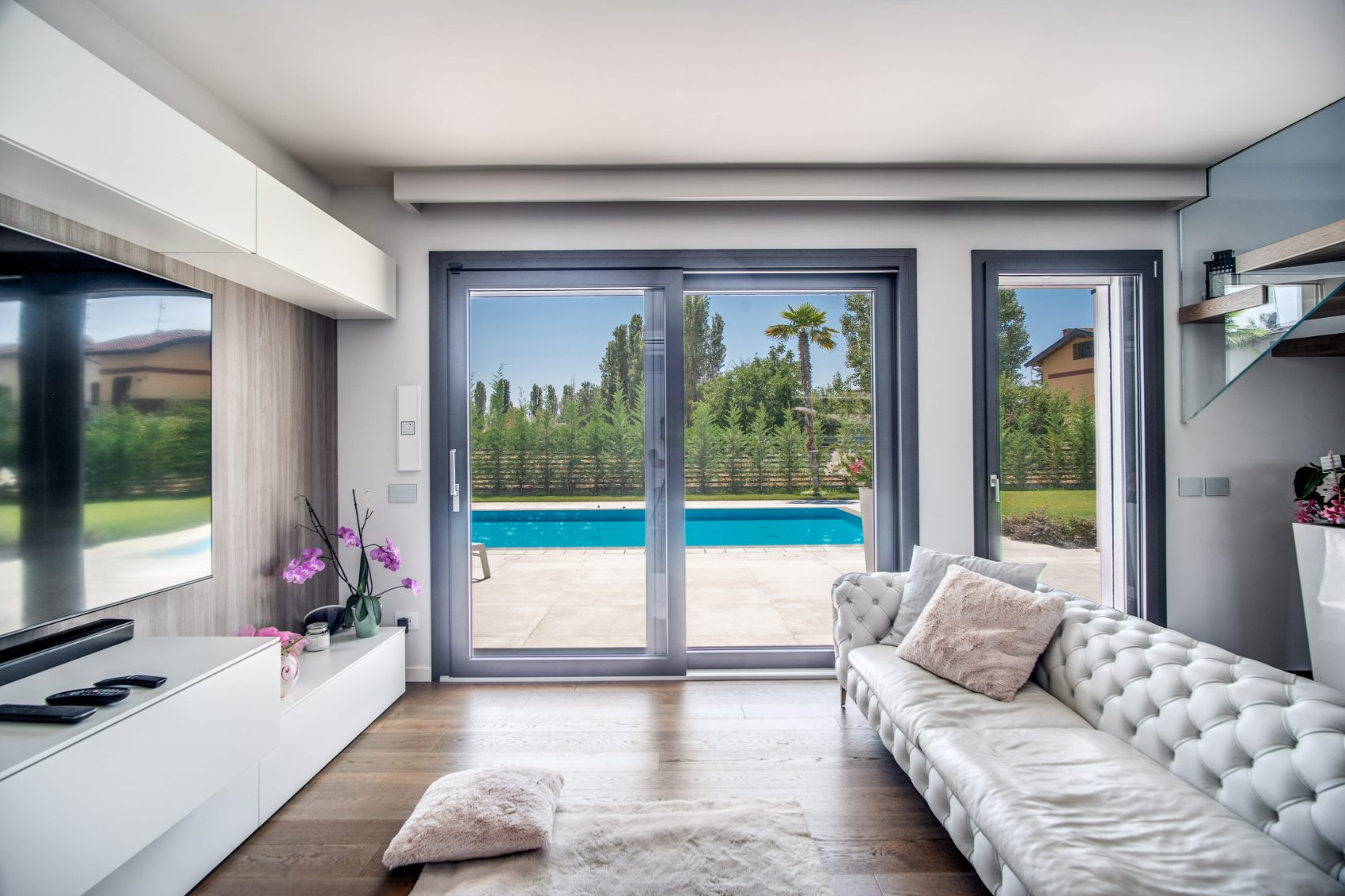 Prolux Evolution Oknoplast installata in villa Brando