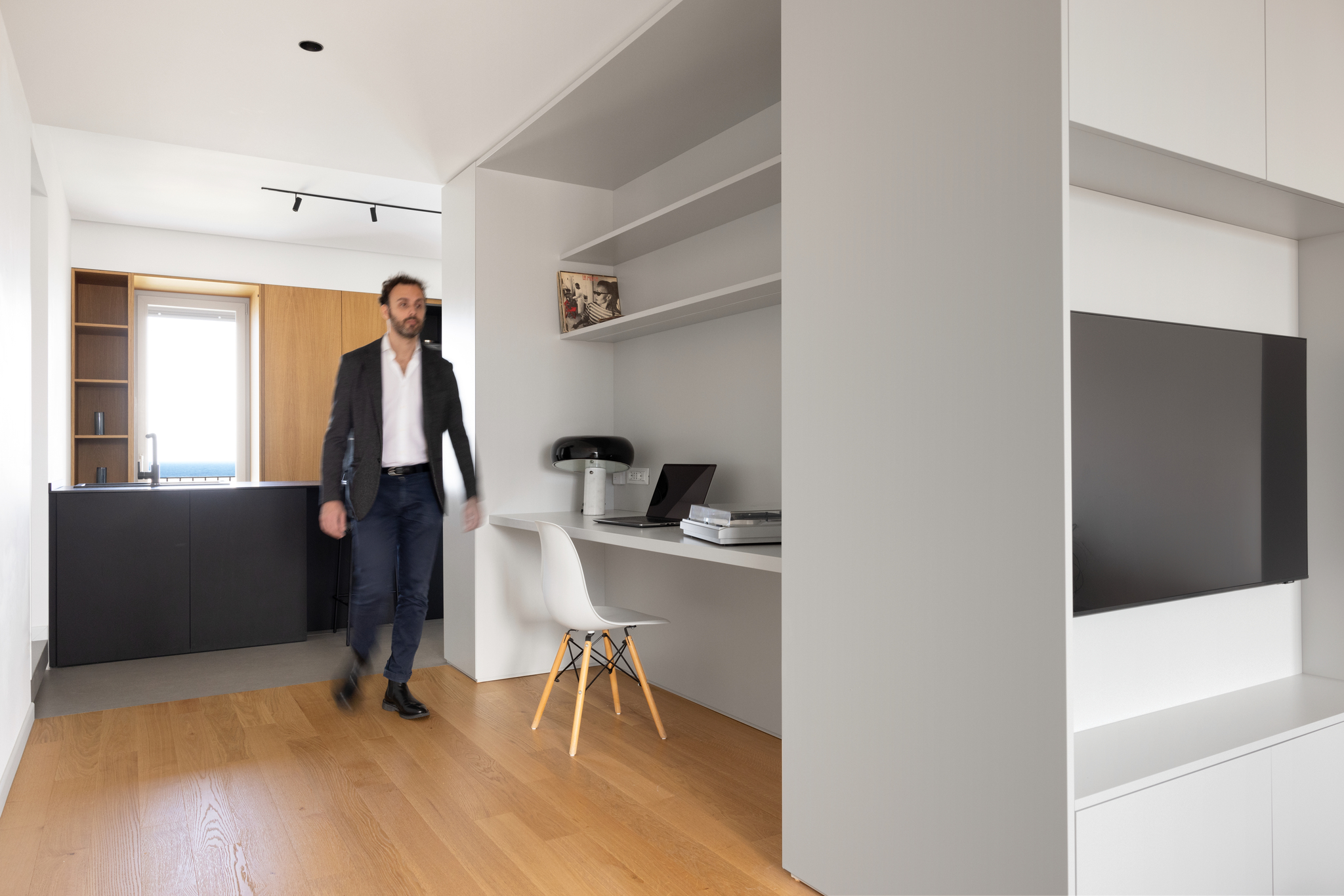 appartamento Palermo ristrutturato con infissi Oknoplast - studio
